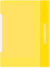 Папка-скоросшиватель Бюрократ Economy -PSE20YEL A4 прозрач.верх.лист пластик желтый