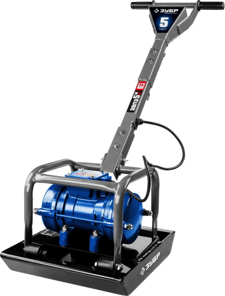 Виброплита Зубр Профессионал ЗВПЭ-5 Г 550Вт электрический серый