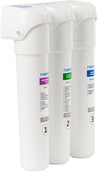 Водоочиститель Гейзер Смарт универсальный белый