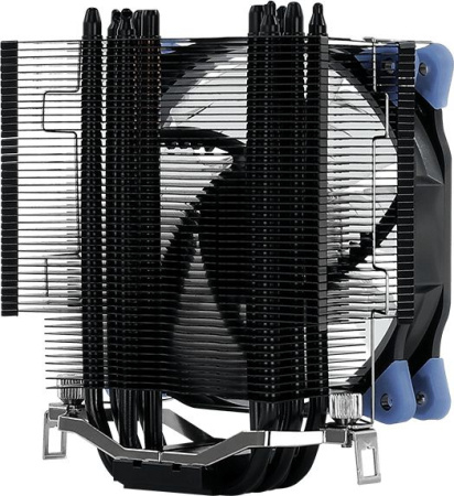 Устройство охлаждения(кулер) Aerocool Verkho 5 DARK Soc-AM4/1151/1200/2066 4-pin 15-27dB Al+Cu 150W 741gr LED Ret