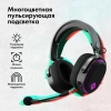 Наушники с микрофоном GMNG GG-HS405W черный/черный мониторные BT/Radio/3.5mm оголовье (1899873)
