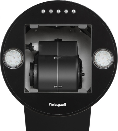 Вытяжка каминная Weissgauff Tubus 900 PB BL черный управление: кнопочное (1 мотор)