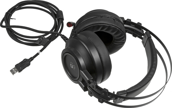 Наушники с микрофоном A4Tech Bloody G525 черный 2м мониторные оголовье (G525 BLACK)