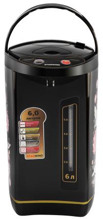 Термопот Starwind STP5403 6л. 800Вт черный