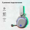Наушники с микрофоном GMNG GG-HS405W белый мониторные BT/Radio/3.5mm оголовье (1899880)