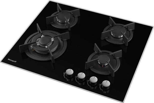 Газовая варочная поверхность Weissgauff HGG 640 BG Nano черный