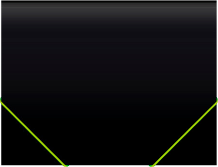 Папка на резинке Бюрократ Black Opal BL510/1 A4 пластик кор.30мм 0.5мм черный