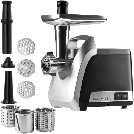 Мясорубка Galaxy Line GL 2423 2200Вт черный/черный