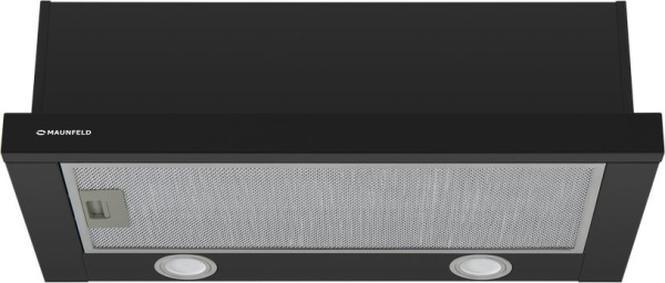 Вытяжка встраиваемая Maunfeld VS Fast 60 черный управление: кулисные переключатели (1 мотор)