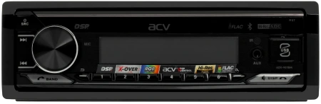 Автомагнитола ACV ADX-907BM 1DIN 4x50Вт v5.0 DSP 3 ПДУ (40306)
