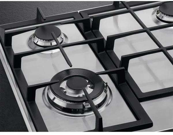 Газовая варочная поверхность AEG HGB64420SM нержавеющая сталь