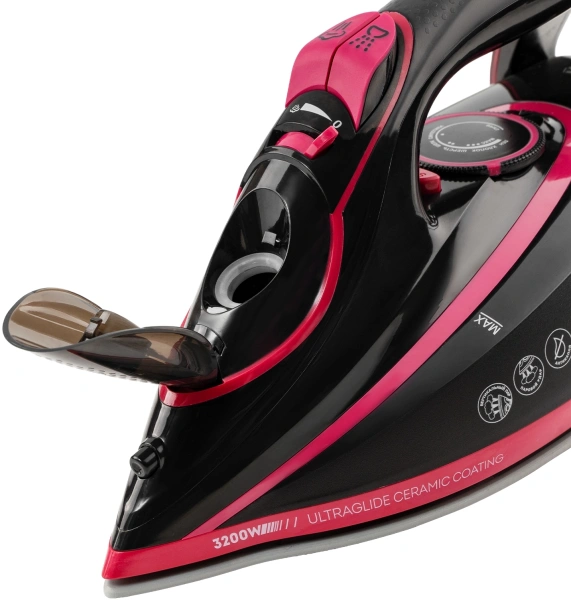 Утюг Galaxy Line GL 6133 3200Вт черный/розовый