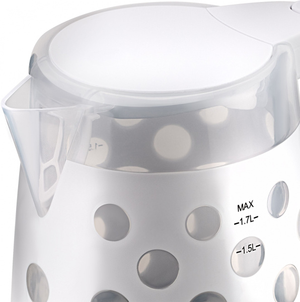 Чайник электрический Vitek VT-7048-01 1.7л. 2200Вт белый (корпус: пластик)