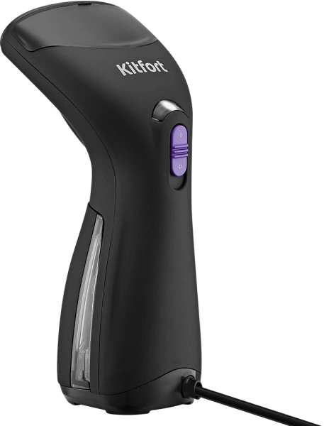 Отпариватель ручной Kitfort КТ-9199 900Вт черный/фиолетовый
