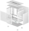Корпус Deepcool CH160 белый без БП miniITX 7x120mm 1xUSB3.0 audio bott PSU