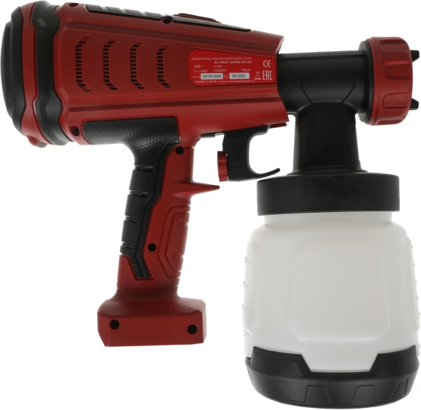 Краскопульт Elitech КА 18БЛП 300Вт бак:800мл 1000гр/мин