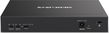 Коммутатор Mercusys MS110P (L2) 10x100Мбит/с 8PoE+ 65W неуправляемый