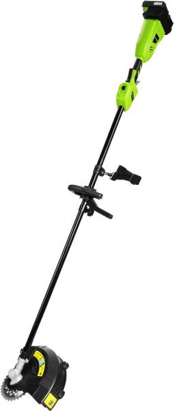 Триммер электрический Deko DKTR40 аккум. 350Вт 0.48л.с. неразбор.штан. реж.эл.:леска/нож