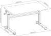 Стол детский Cactus CS-KD-LBL столешница МДФ голубой 100x80x60см