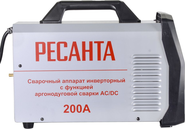 Сварочный аппарат Ресанта САИ-200АД (AC/DC) инвертор ММА DC/TIG