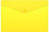 Конверт на кнопке Бюрократ -PK804A5NYEL A5 непрозрачный пластик 0.18мм желтый