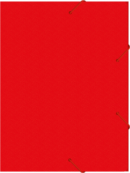 Папка-короб на резинке Бюрократ -BA40/07RED пластик 0.7мм корешок 40мм A4 красный