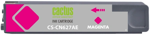 Картридж струйный Cactus CS-CN627AE №971XL пурпурный (110мл) для HP DJ Pro X476dw/X576dw/X451dw