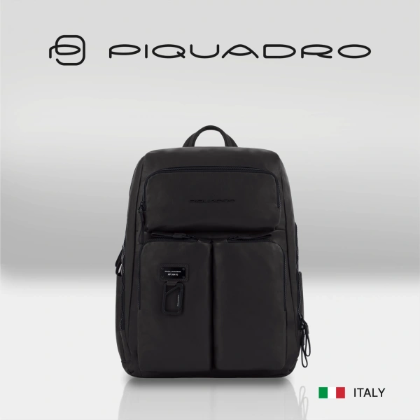 Рюкзак унисекс Piquadro Harper CA3349AP/N черный кожа