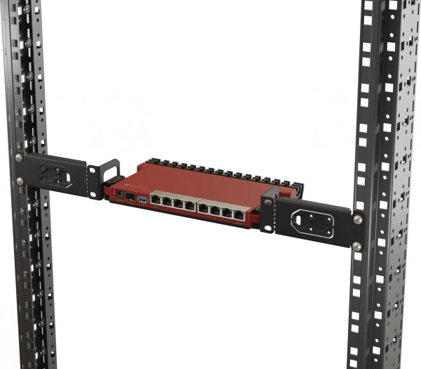 Коммутатор MikroTik L009UiGS-RM (L2) 8x1Гбит/с 1SFP 1PoE управляемый