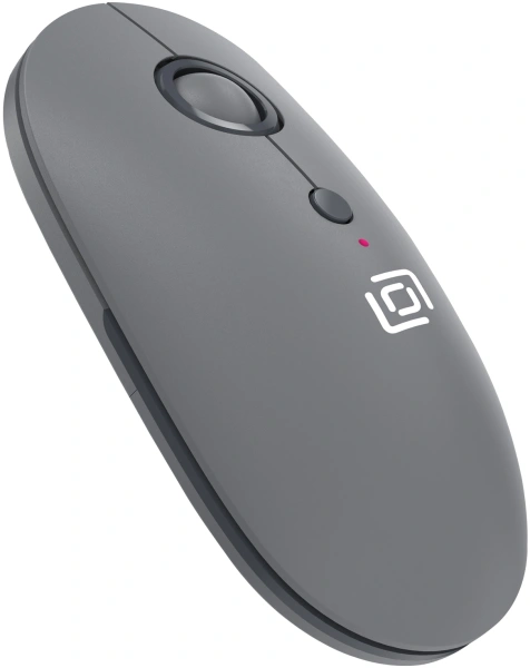 Мышь Оклик 409MW графитовый оптическая 1600dpi silent беспров. BT/Radio USB для ноутбука 4but (2007545)