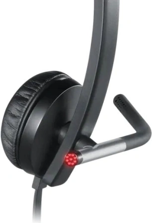Наушники с микрофоном Logitech H650E черный 1.1м накладные оголовье (981-000519)
