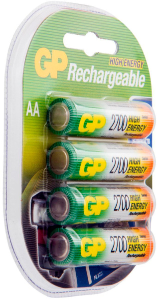 Аккумулятор GP 270AAHC AA NiMH 2700mAh (4шт)