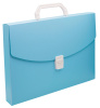 Портфель Бюрократ Pastel PASTPP01BLUE 1 отдел. A4 пластик 0.7мм голубой