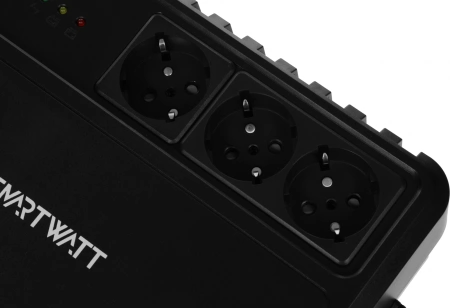 Источник бесперебойного питания Smartwatt Safe 600 360Вт 600ВА черный