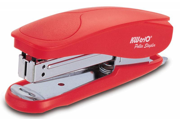 Степлер Kw-Trio 5566 Half-strip Pollex 24/6 26/6 (20листов) встроенный антистеплер ассорти 105скоб