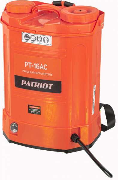 Опрыскиватель Patriot PT-16AC аккум. ранц. 16л оранжевый (755302510)