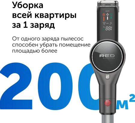 Пылесос ручной Red Solution V3080 450Вт серый