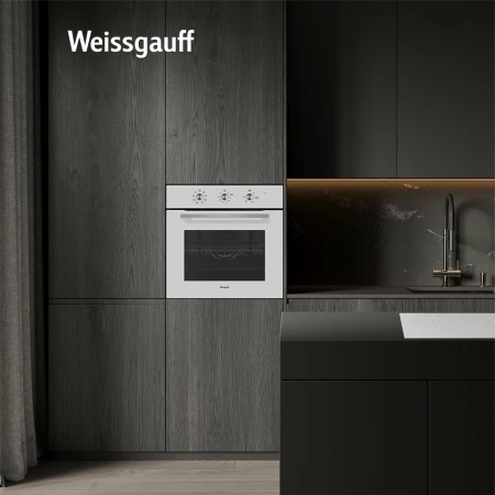 Духовой шкаф Электрический Weissgauff EOM 208 PDW Steam Clean белый