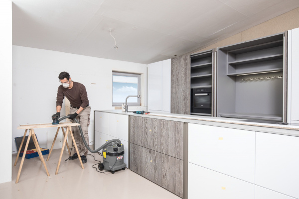 Строительный пылесос Karcher NT 22/1 Ap Te L 1300Вт (уборка: сухая/влажная) серый