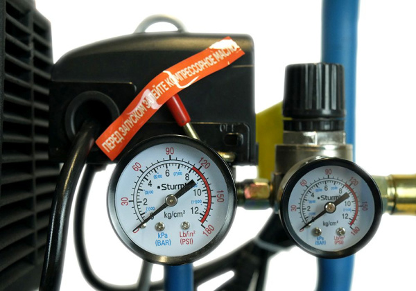 Компрессор поршневой Sturm! AC93150P масляный 340л/мин 50л 2000Вт голубой/черный