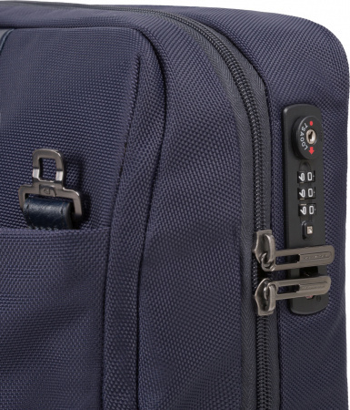 Сумка дорожная Piquadro BRIEF2 (BV4729BR2/BLU) 40x36x16см 24л. нейлон/натур.кожа темно-синий