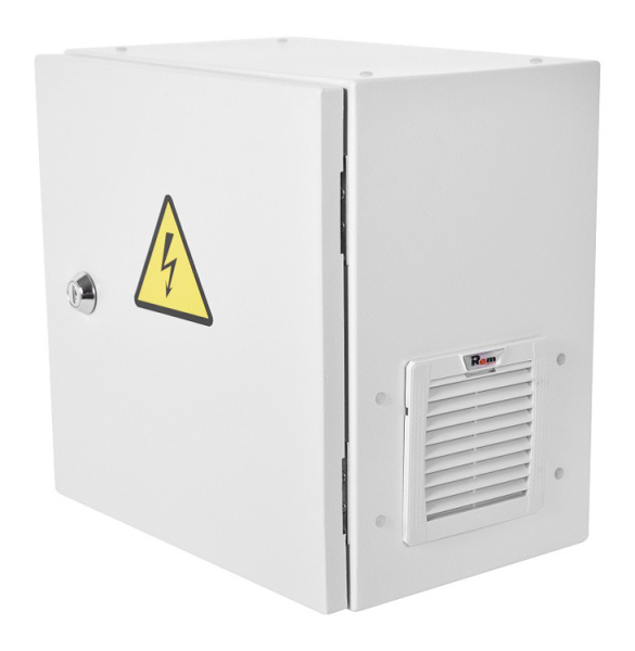 Шкаф монтажный ЦМО Эконом (ШТВ-НЭ-4.4.25-3ААА-Т2) настенный 400x250мм пер.дв.стал.лист задн.дв.спл.стал.лист несъемн.бок.пан. серый 220мм 12кг 400мм IP66 уличный всепогодный с нагревателем с силовыми розетками укомплектованный 60Вт