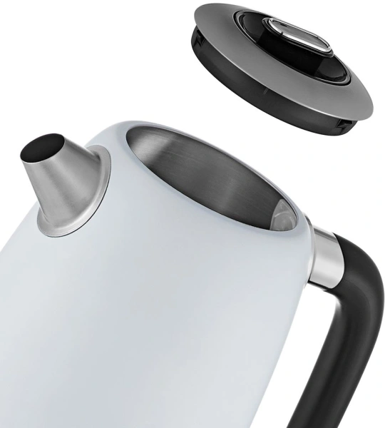 Чайник электрический Kitfort КТ-6121-2 1.7л. 2200Вт белый корпус: металл/пластик