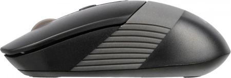 Мышь A4Tech Fstyler FG10S черный/серый оптическая (2000dpi) silent беспроводная USB для ноутбука (4but)