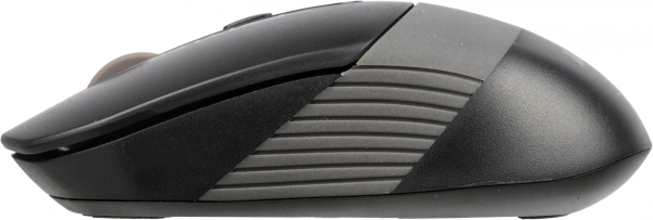 Мышь A4Tech Fstyler FG10S черный/серый оптическая (2000dpi) silent беспроводная USB для ноутбука (4but)
