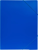 Папка на резинке Бюрократ -PRA3BLUЕ A3 пластик 0.7мм синий вмест.:400лист.