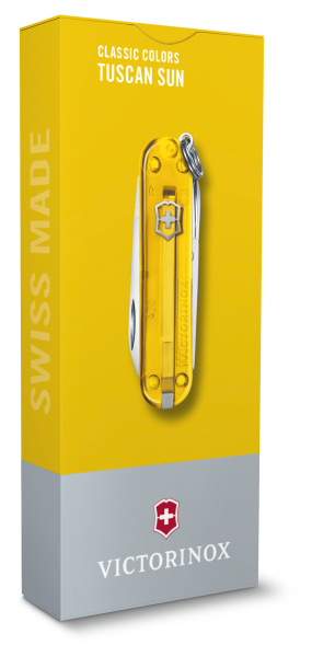 Нож перочинный Victorinox Classic Tuscan Sun (0.6223.T81G) 58мм 7функц. карт.коробка