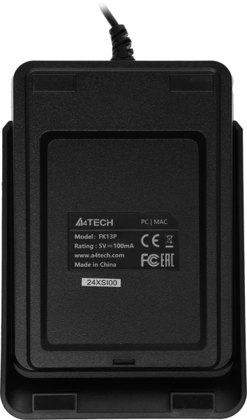 Числовой блок A4Tech Fstyler FK13P черный USB slim для ноутбука (FK13P BLACK)