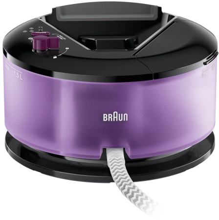 Парогенератор Braun IS2144BK 2400Вт черный/фиолетовый