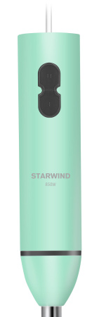 Блендер погружной Starwind SBP1113c 750Вт белый/зеленый